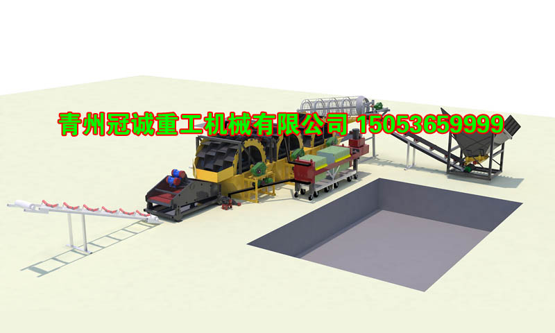 洗沙設(shè)備生產(chǎn)線(xiàn)+污水處理方案