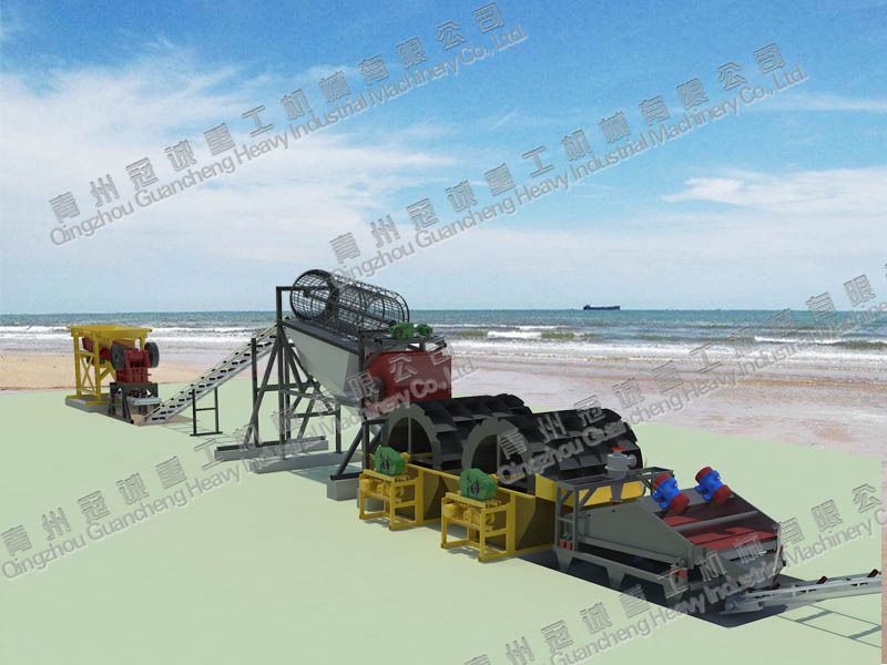 破碎洗砂設備生產(chǎn)線