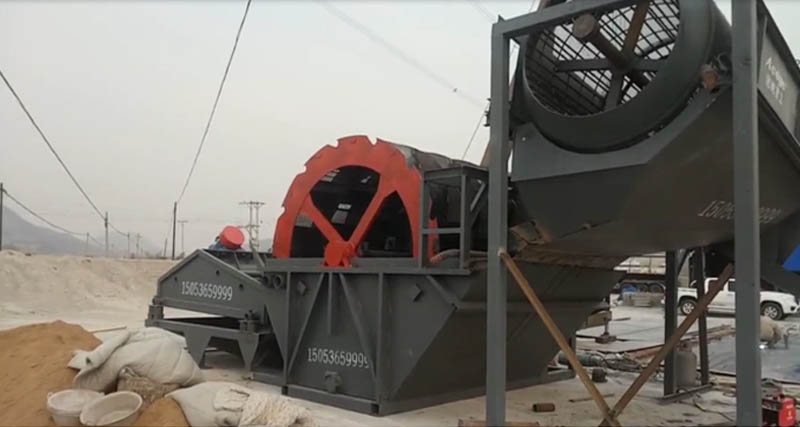 破碎洗砂設備生產(chǎn)線
