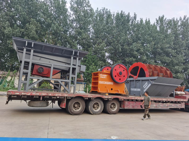 簡易制砂洗沙設備生產線